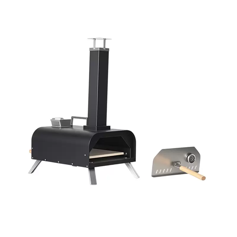 فرن بيتزا من الحديد الزهر محمول في الهواء الطلق