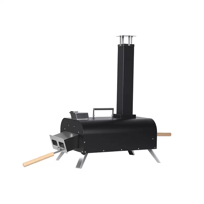 فرن بيتزا من الحديد الزهر محمول في الهواء الطلق