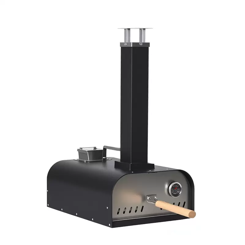 فرن بيتزا من الحديد الزهر محمول في الهواء الطلق