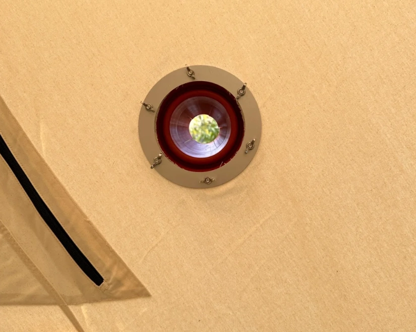 كيفية تركيب أنبوب مدخنة على موقد خيمة قماشية