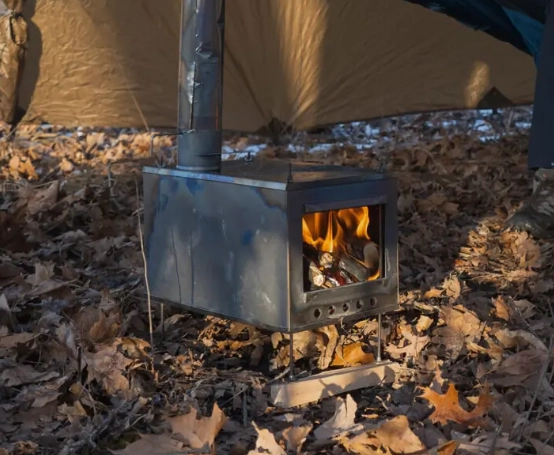 موقد خيمة قابل للطي وخفيف الوزن أقل من 15 رطلاً