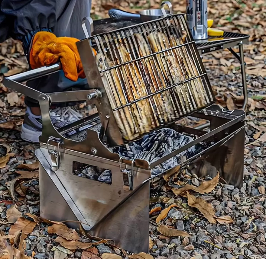 شواية قابلة للطي متعددة الوظائف