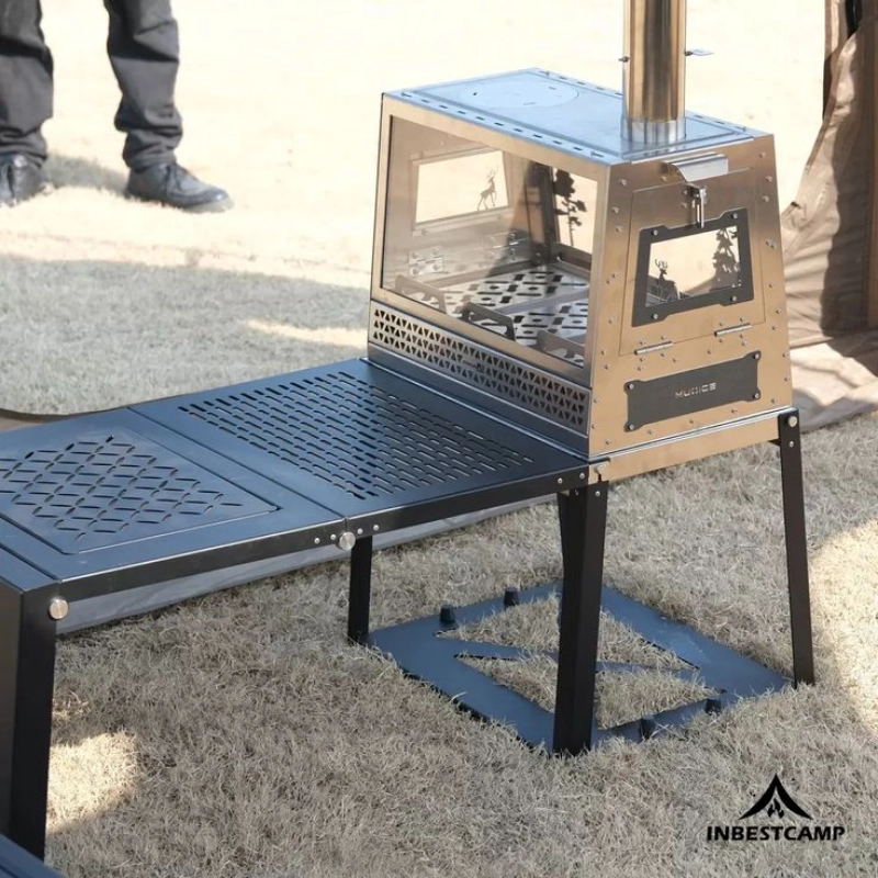 من المصنع إلى السوق: موقد خيمة من الفولاذ المقاوم للصدأ شبه منحرف الشكل للعلامات التجارية العالمية المصنعة للمعدات الأصلية