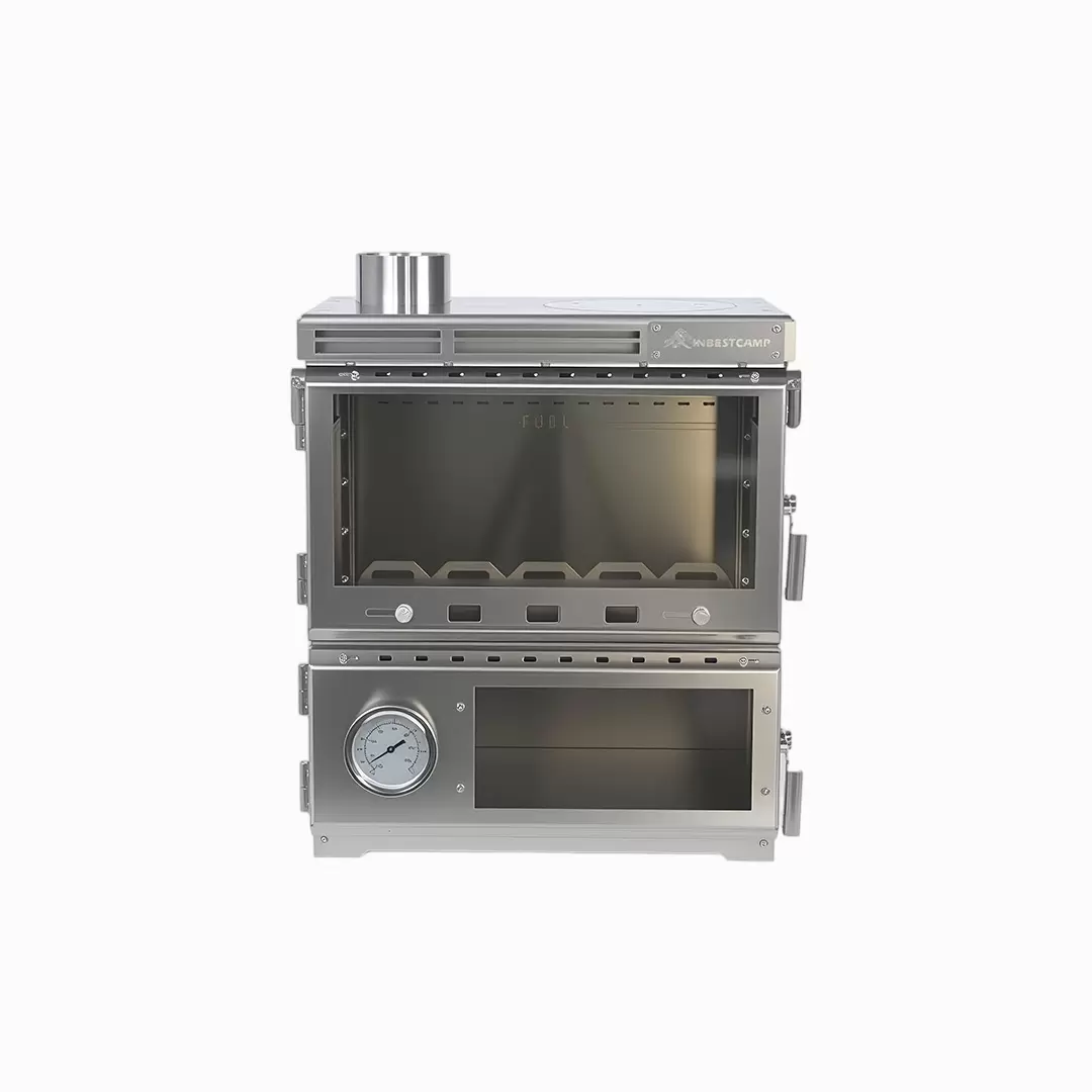 موقد تخييم متعدد الوظائف من الفولاذ المقاوم للصدأ