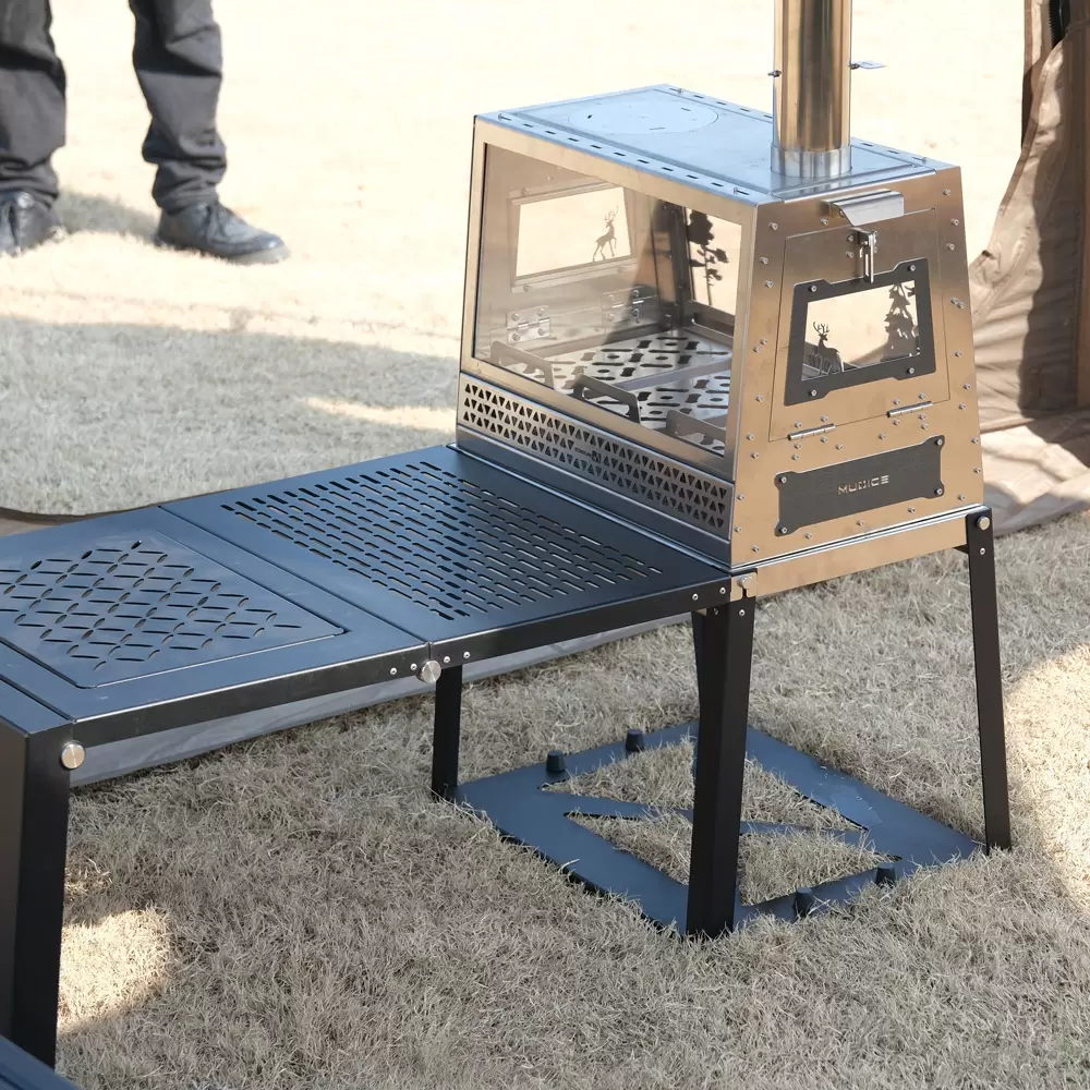 موقد حطب للتخييم