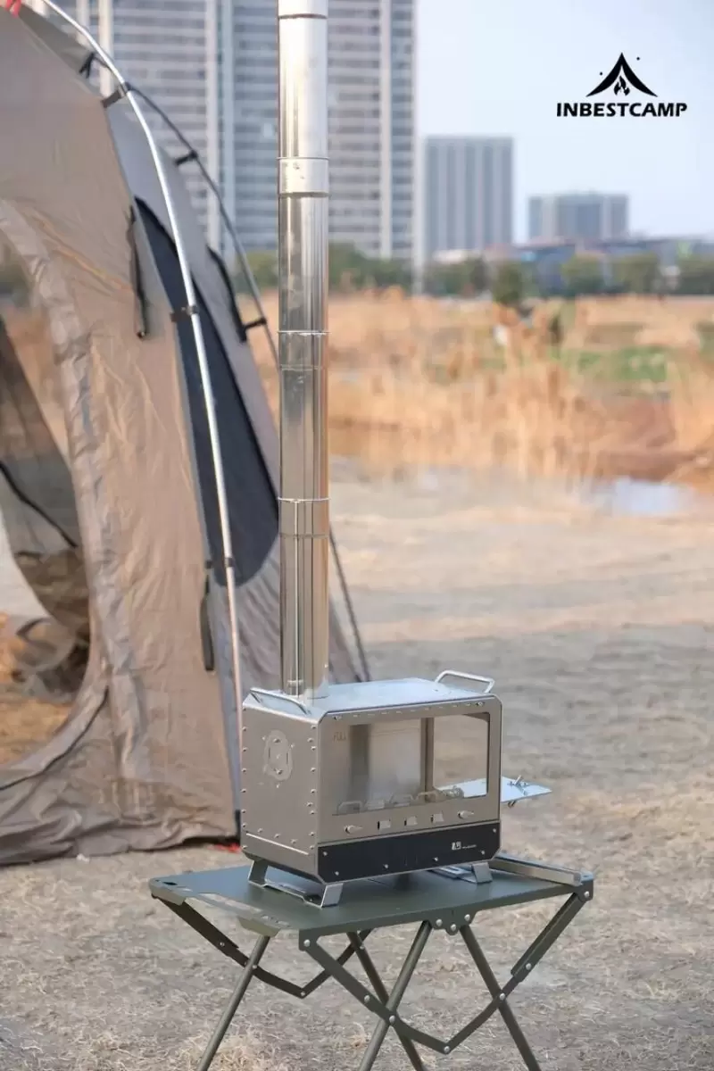 مواقد حطب محمولة للتخييم