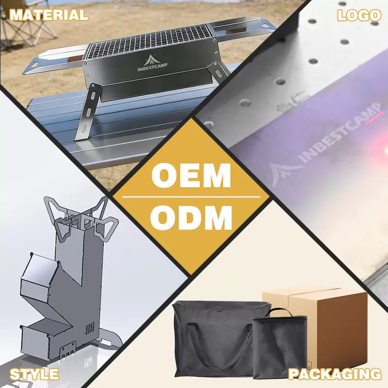 المصنع مباشرة موقد الخشب المحمول OEM ODM للموزعين